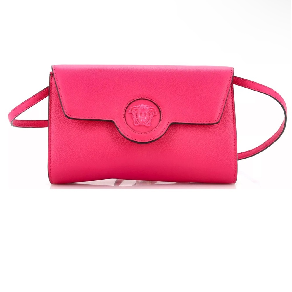 Pink Versace crossbody bag